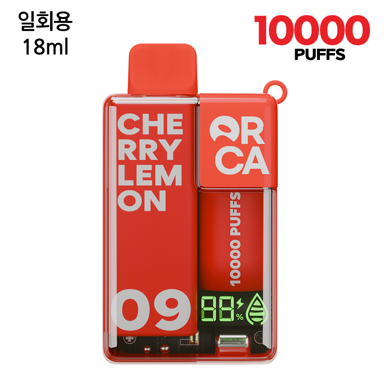 [오르카에어] 체리레몬 일회용 전자담배 10000puffs